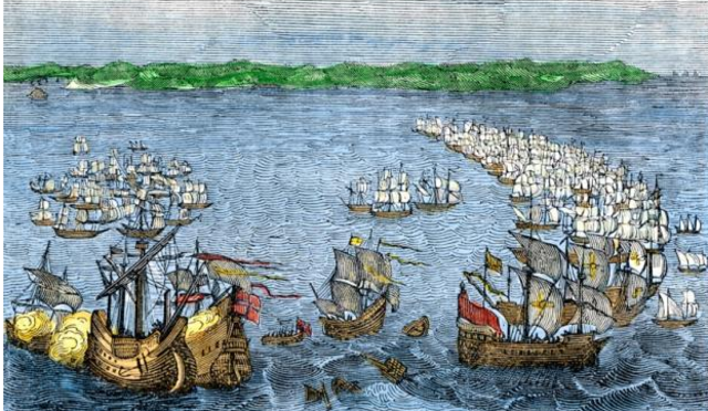 Defeat of the Spanish Armada