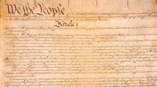 U.S. Govt. under the constitution begins