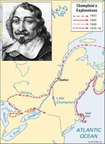 Samuel de Champlian Henry Hudson & Dutch NY