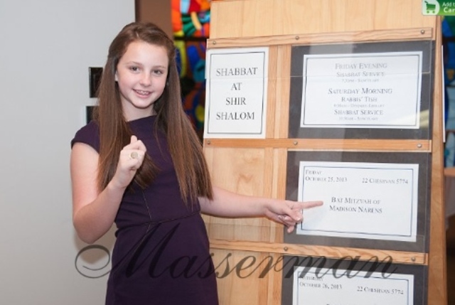 I had my Batmitzvah Service!