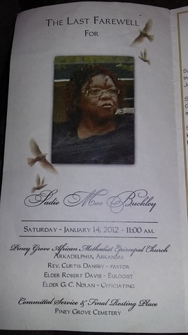 My Grandmother Passed Away