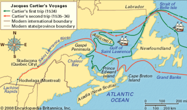Jacques Cartier's Voyages (part 1)