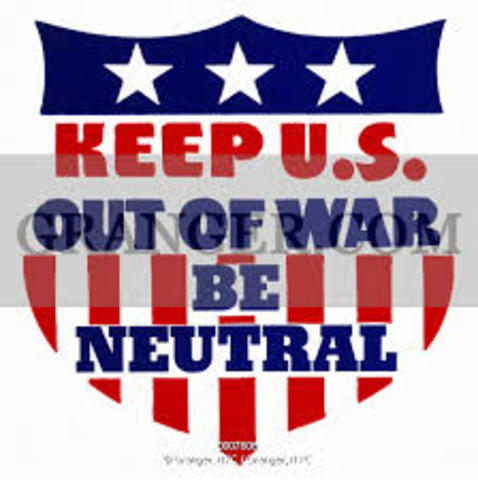 WASHINGTON DECLARES U.S. NEUTRALITY AS WAR BREAKS OUT BETWEEN FRANCE AND GREAT BRITAIN