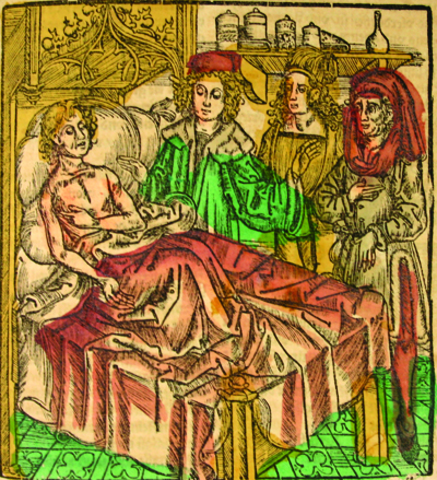 Doctor trying treat a patient with religion and prayer