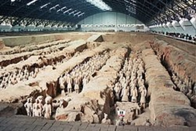 El mausoleo de los guerreros terracota.