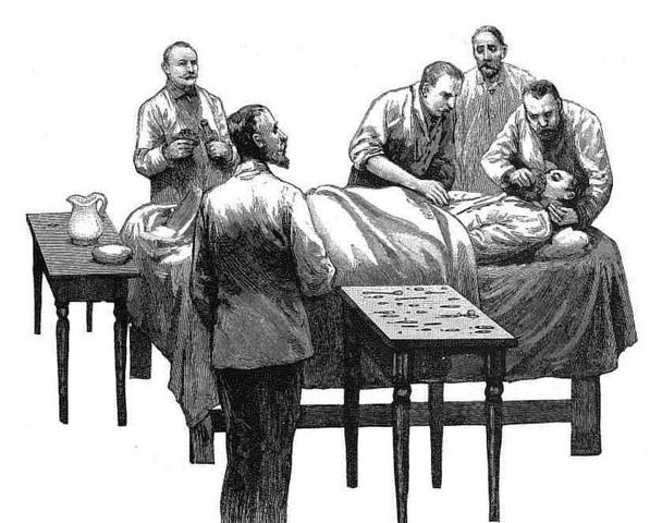 Surgeons performing