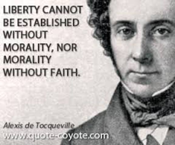 Liberty- Alex de Tocqueville