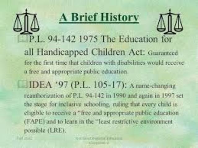 Individuals with Disabilities in Education Act