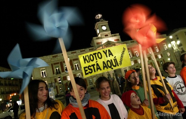 Entrada en vigor del Protocolo de Kioto