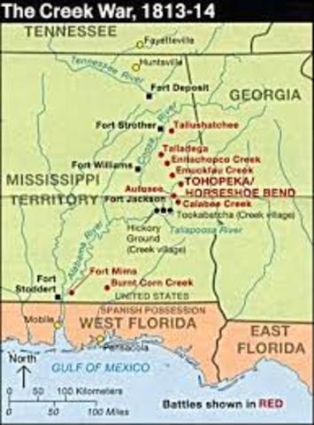 Creek War Ends