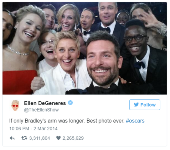 Ellen Breaks Twitter