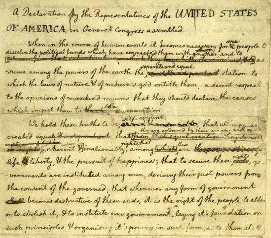 The Adoption of the Declaration of Independence
