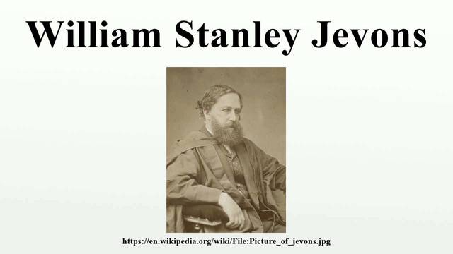 WILLIAM STANLEY JEVONS