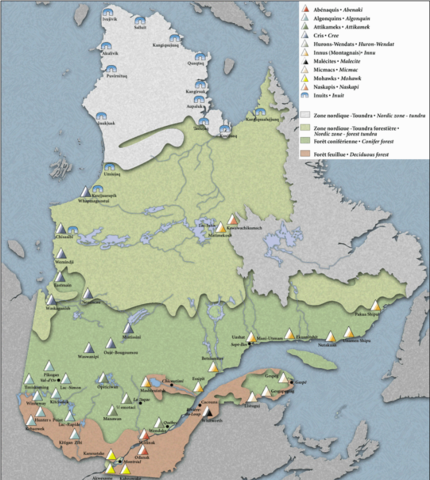First Nations on the Quebec Land