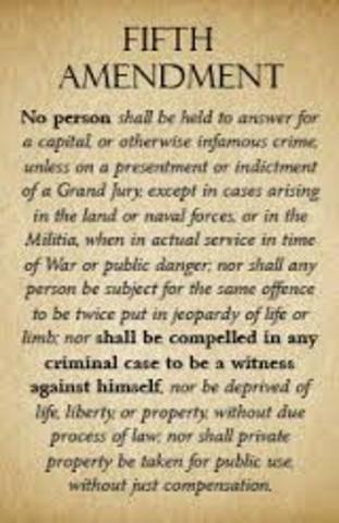 Fifth Amendment