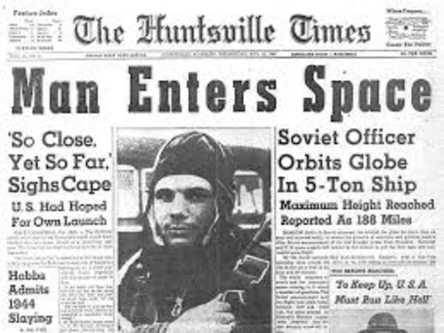 First man into space