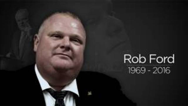 Death of Rob Ford.