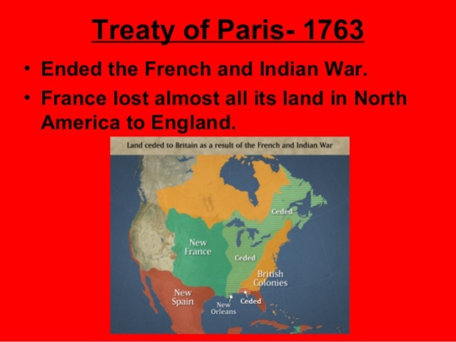 Treaty of Paris, 1763