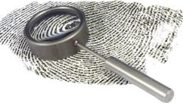 Finger print ID used in crimes