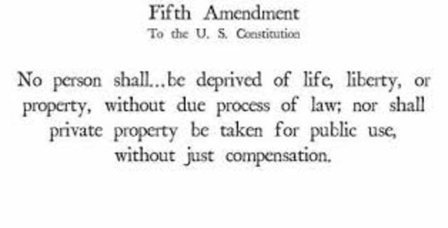 Fifth Amendment