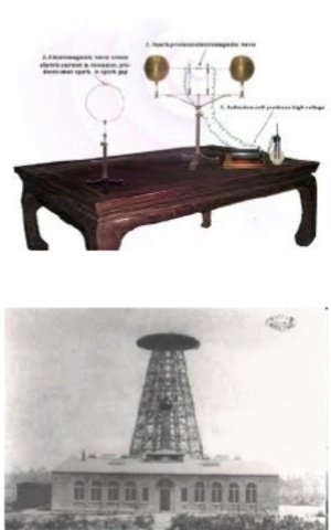 Invencion de la primera antena de radio.