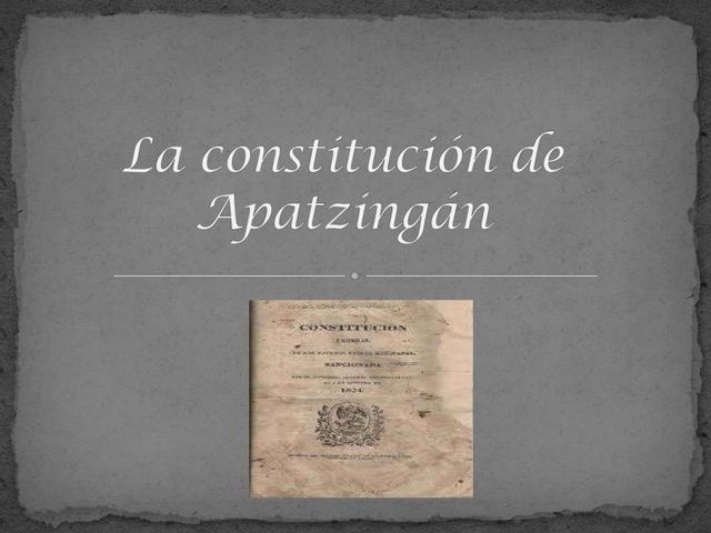 Constitución de Apatzingan