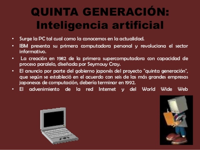5ª GENERACION 1984-1989