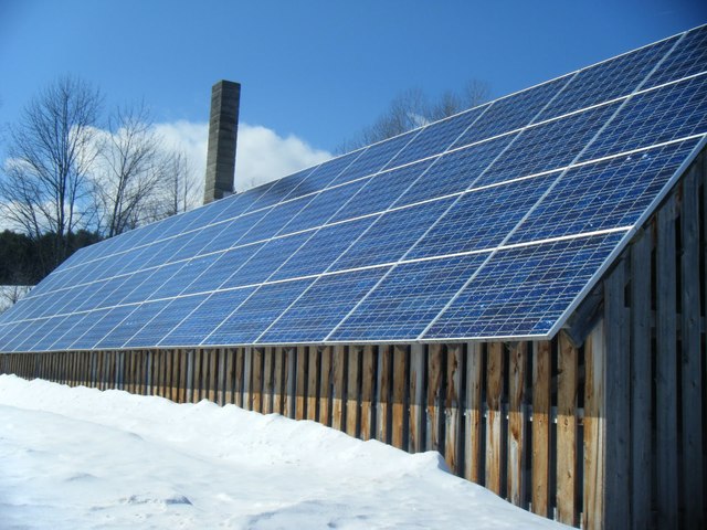 First Solar Panel Farm