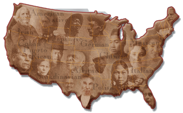 Immigrants move to America