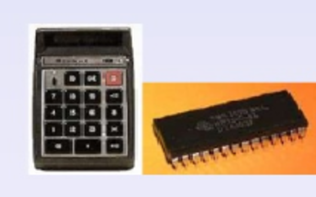 LANZAMIENTO DE LA PRIMERA CALCULADORA DE BOLSILLO CUARTA GENERACIÓN