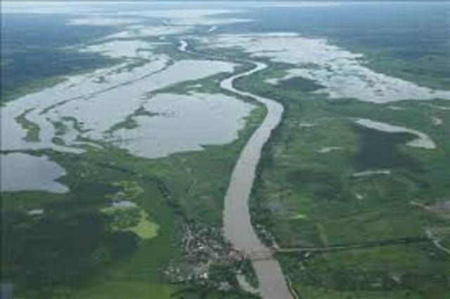 CANAL DEL DIQUE ENTRE EL RIO  MAGDALENA Y LA BAHIA DE CARTAGENA