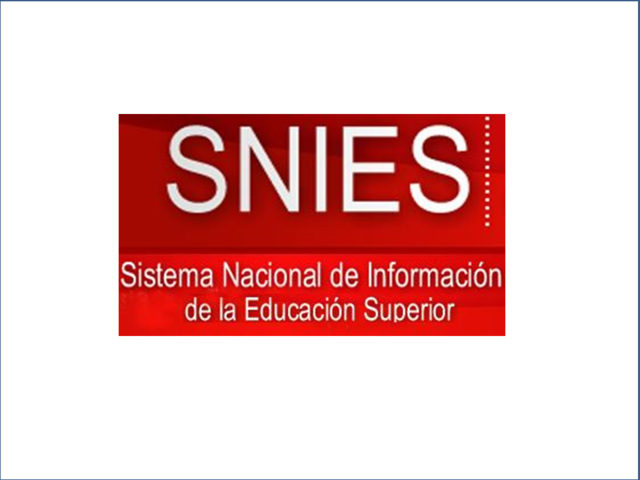 SISTEMA NACIONAL DE INFORMACIÓN DE LA EDUCACIÓN SUPERIOR SNIES