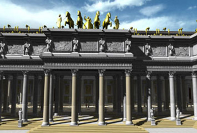 Basílica Ulpia en el Foro de Trajano