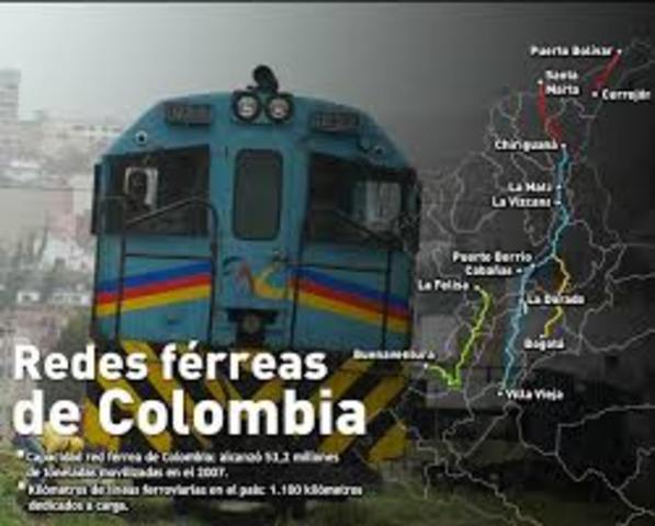 Construccion diferentes Ferrocarriles en colombia