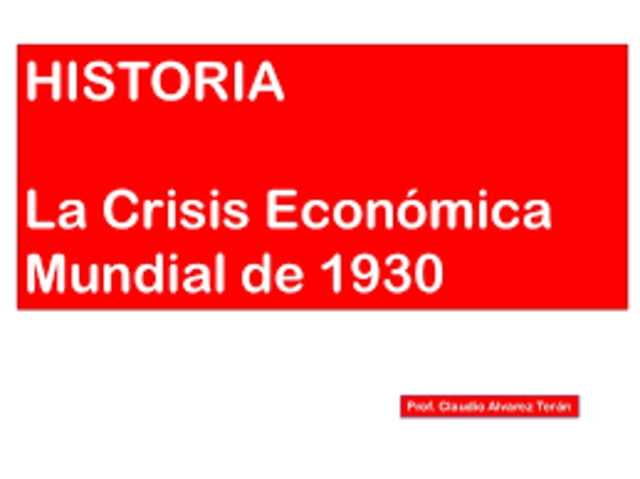 Crisis Económica