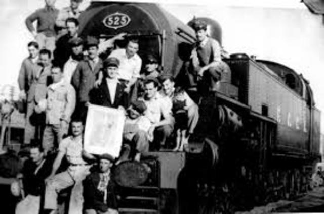 INICIO DE CONSTRUCCIÓN FERROCARRILES