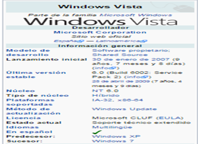 WINDOWS VISTA