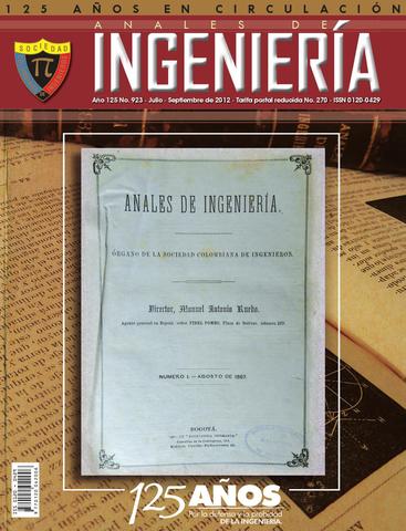 Creacion de la Sociedad Colombiana de Ingenieros