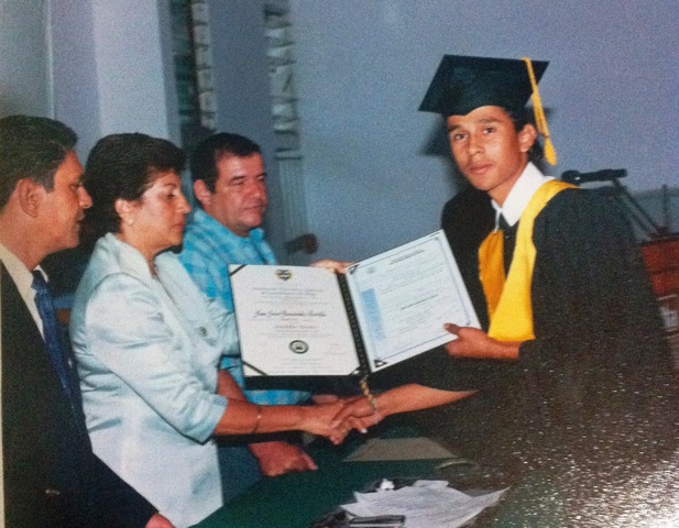 Mi grado de bachiller.