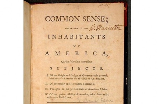 The Publishing of Common Sense