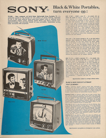 publicidad tv portatil (sony)