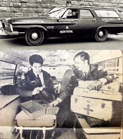 Services ambulanciers par les policiers