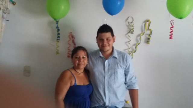con mi mama
