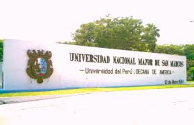 Universidad Nacional Mayor de San Marcos de la ciudad de Lima, Perú