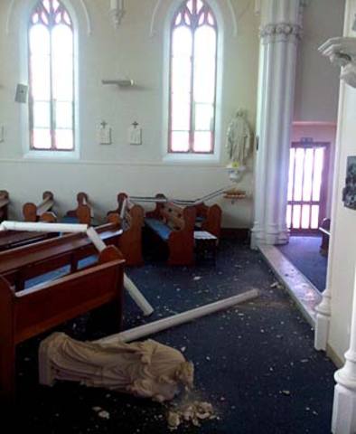 Christchurch is hit by a massive earthquake (International)