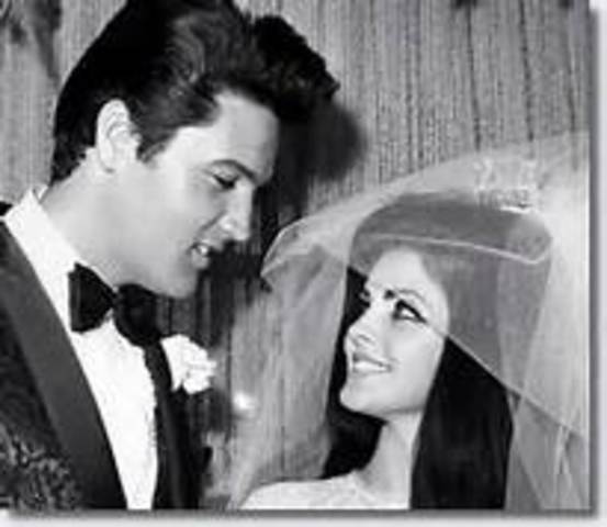 Mr. and Mrs. Elvis Presley!