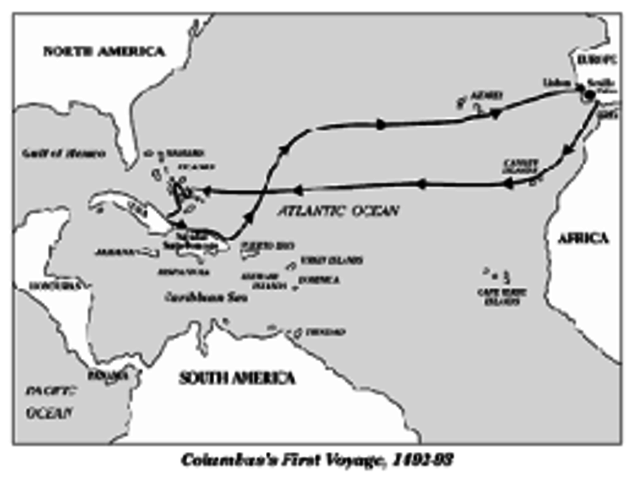 1st voyage of columbus
