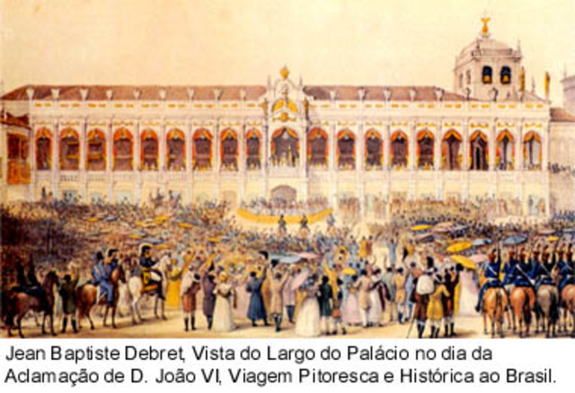 1815 - Brasil elevado a  condição de Reino Unido a portugual