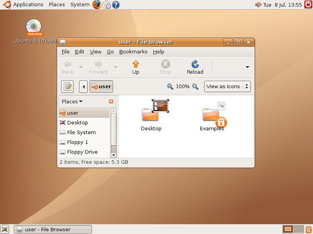 Ubuntu 6.10[editar]
