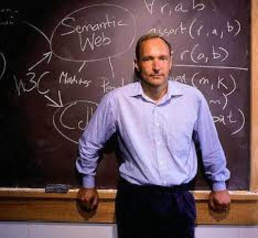 Sir Tim Berners-Lee crea la World Wide Web